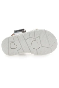 Sandali Eleganti Argento con Fiorellini Pitt Kids 392411