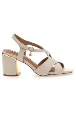 Sandali Eleganti con Tacco Largo e Dettaglio Gioiello Marcella Burani 51211