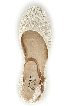 Sandali espadrillas Beige con zeppa in corda Pittarello Sun Bl4