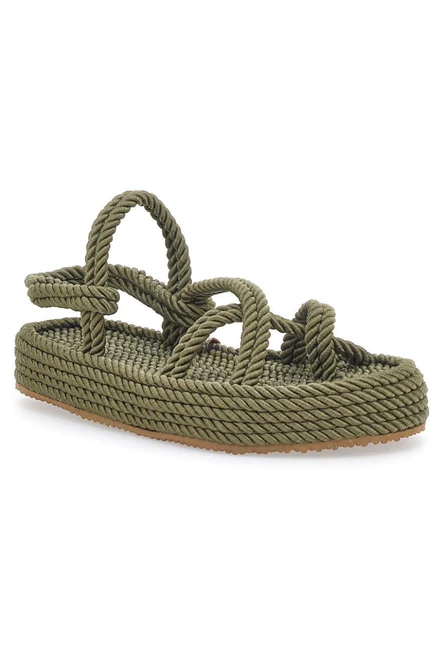 Sandali Espadrillas Pittarello 6467 Verde Militare