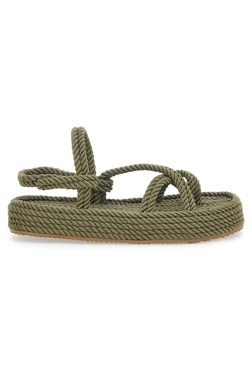 Sandali Espadrillas Pittarello 6467 Verde Militare
