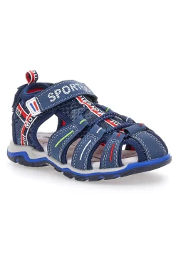 Sandali Fisherman Blu Con Strappo In Velcro Pitt Kids 14116