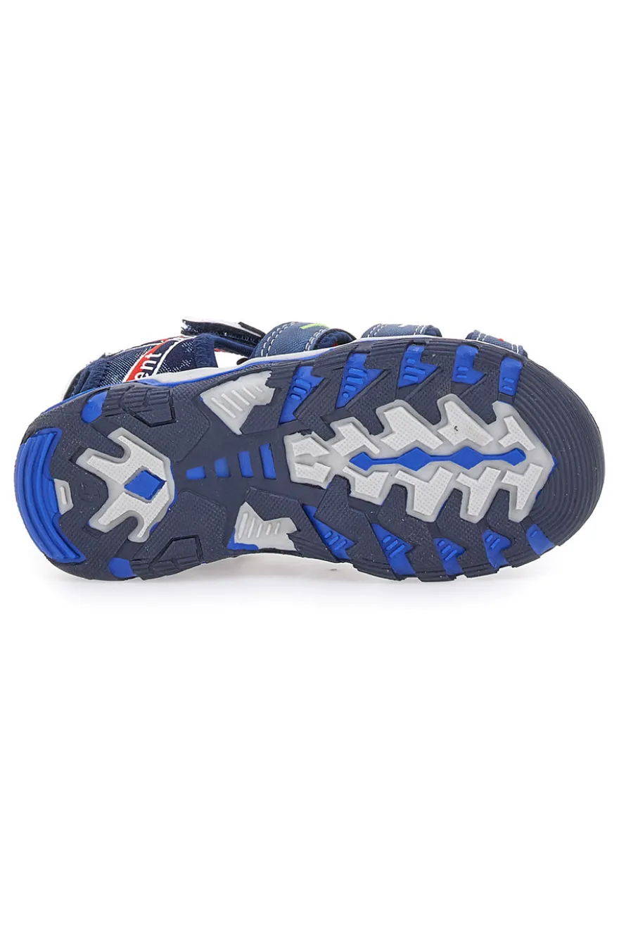 Sandali Fisherman Blu Con Strappo In Velcro Pitt Kids 14116