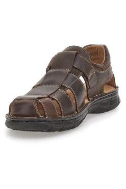 Sandali Fisherman Marroni In Pelle Pittarello Eco 7402