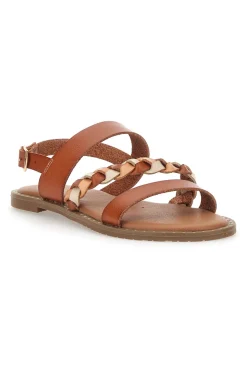 Sandali Flat Mon Dieu 601710 Cognac