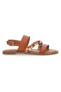 Sandali Flat Mon Dieu 601710 Cognac