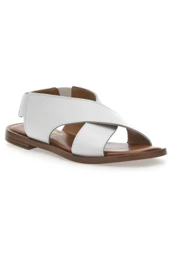 Sandali Flat Pittarello Glam 15411 Bianchi