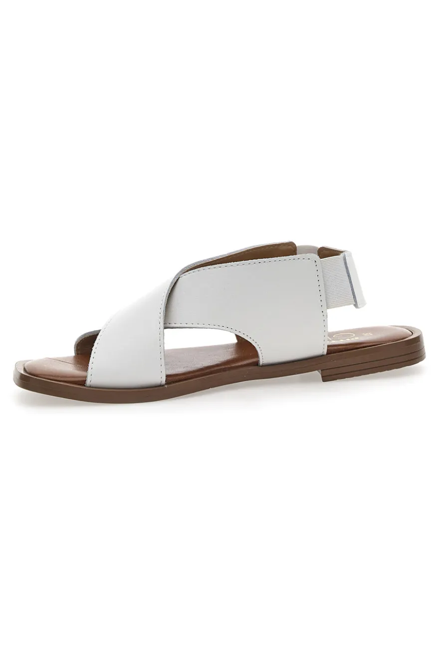 Sandali Flat Pittarello Glam 15411 Bianchi