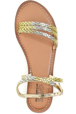 Sandali Flat Pittarello Sun 3083 Oro