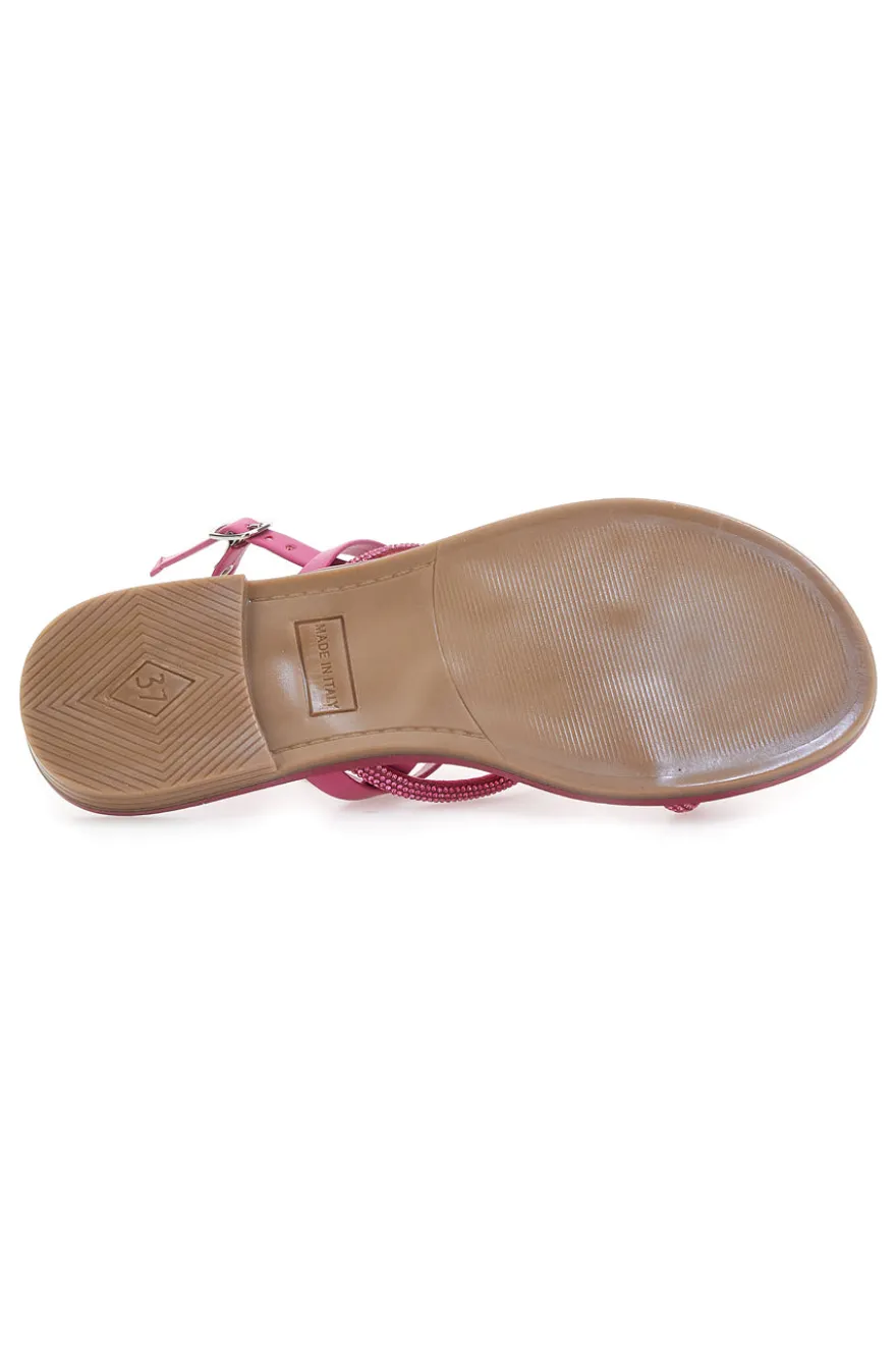 Sandali Flat Pushy Wamp 1830 Rosa