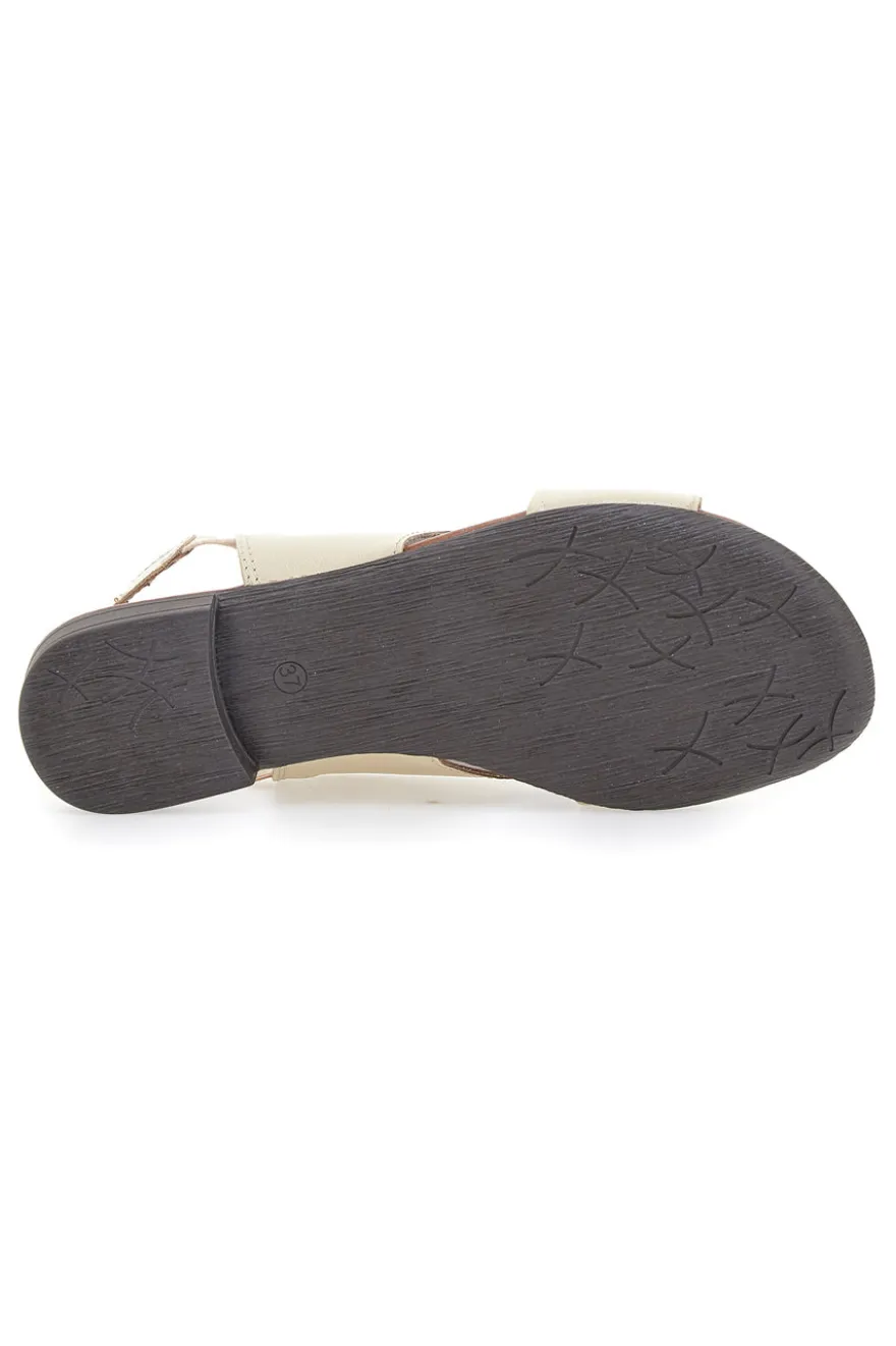 Sandali Flat Sand In Vera Pelle Pittarello Look 225435