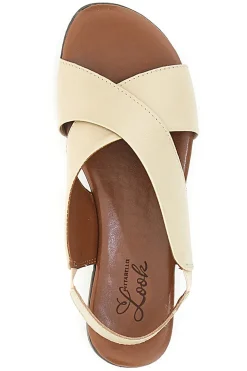 Sandali Flat Sand In Vera Pelle Pittarello Look 225435
