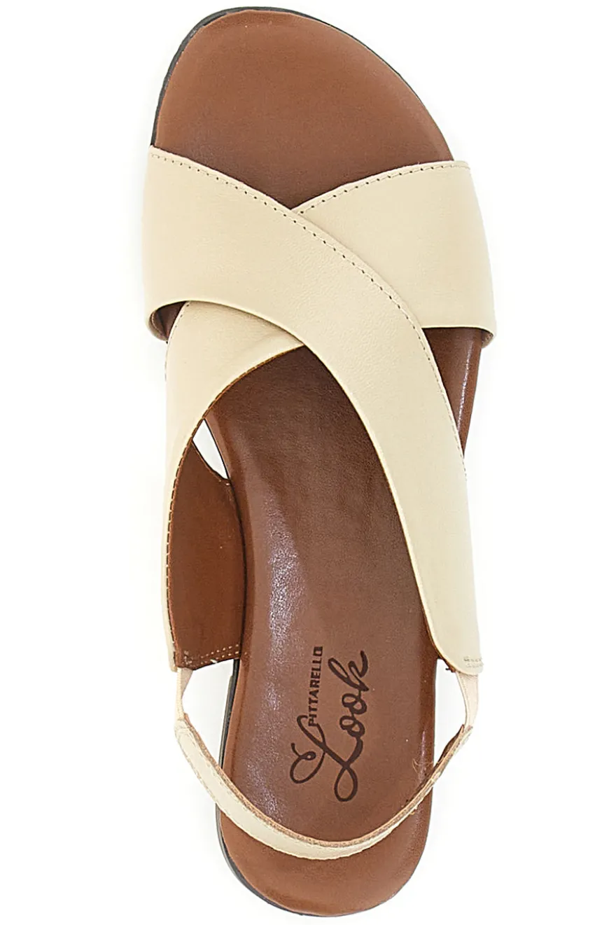 Sandali Flat Sand In Vera Pelle Pittarello Look 225435