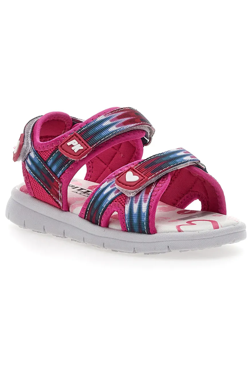 Sandali Fucsia con Fantasia e Chiusure con Velcro Pitt Kids 2712