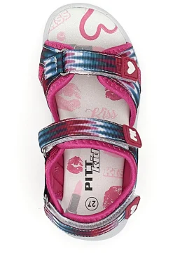 Sandali Fucsia con Fantasia e Chiusure con Velcro Pitt Kids 2712