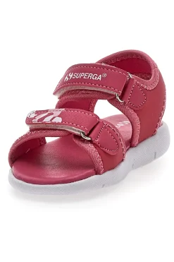 Sandali Fucsia da Bimba con Velcro Superga 63820