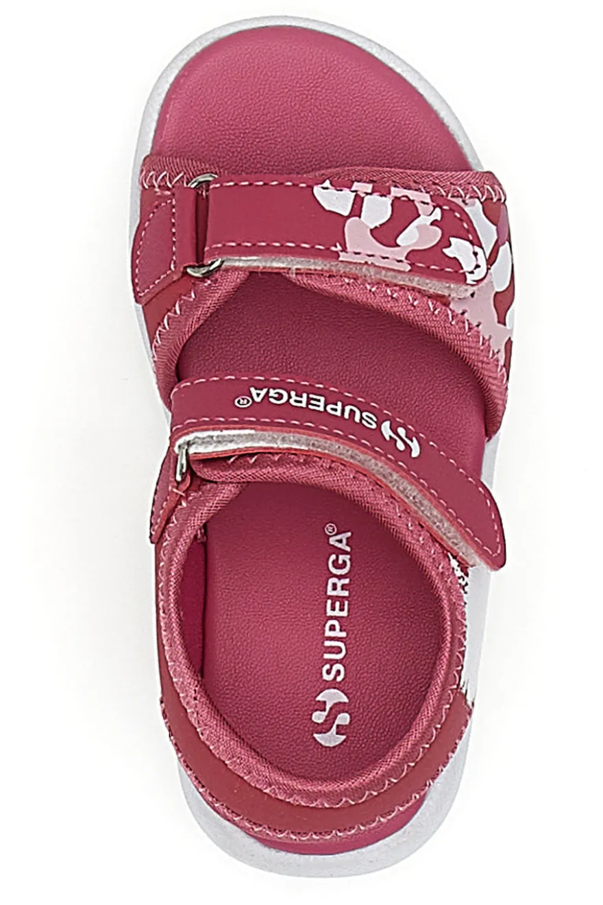 Sandali Fucsia da Bimba con Velcro Superga 63820