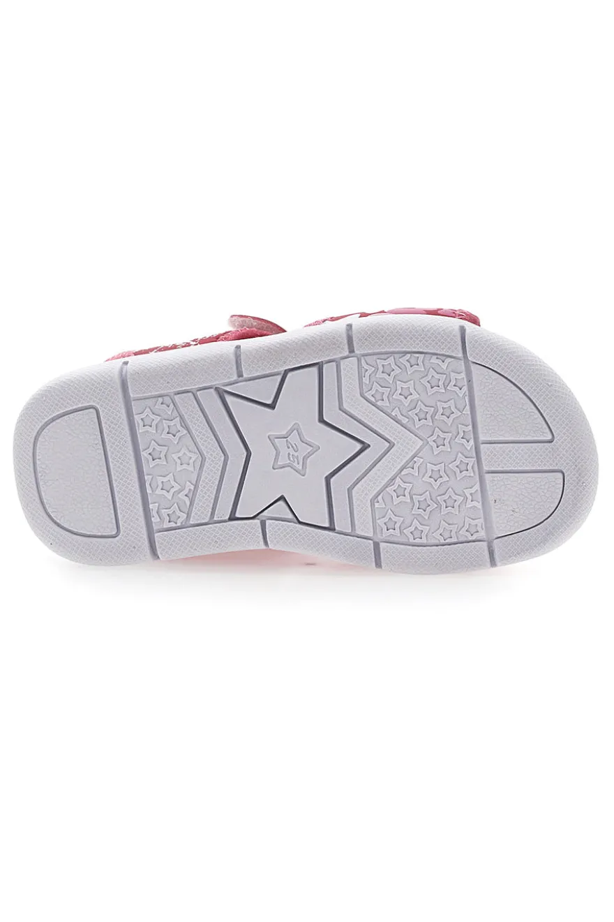 Sandali Fucsia da Bimba con Velcro Superga 63820