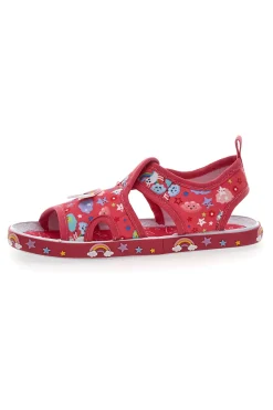 Sandali fuxia con stampa unicorni Pitt kids PK2872A