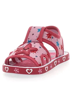 Sandali fuxia in tessuto Pitt Kids PK2871A