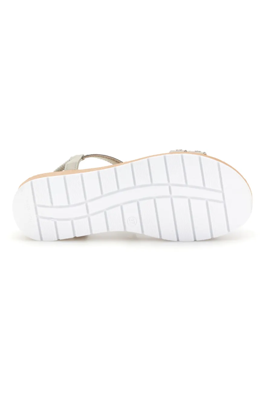 Sandali ghiaccio con strass Mio tempo LR263702