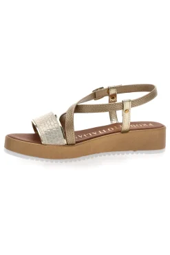 Sandali Gold Estivi Made in Italy Mio Tempo 4161