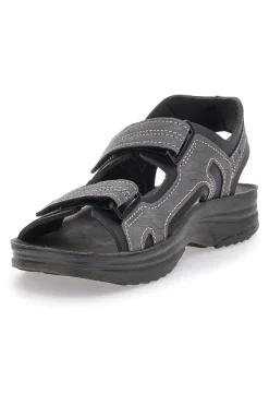 Sandali Grigi Con Strappi in Velcro Inblu 28 RY