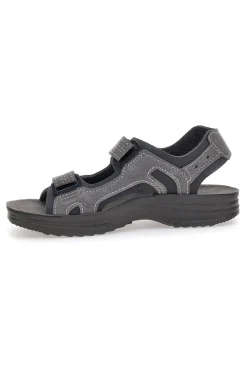 Sandali Grigi Con Strappi in Velcro Inblu 28 RY