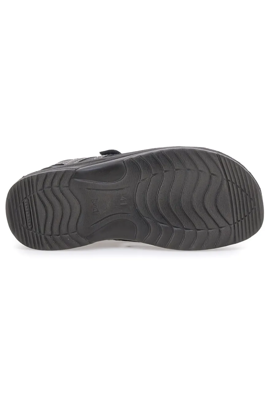 Sandali Grigi Con Strappi in Velcro Inblu 28 RY