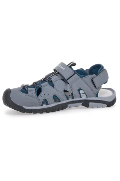 Sandali Grigi Con Strappi in Velcro Goodyeas 31047