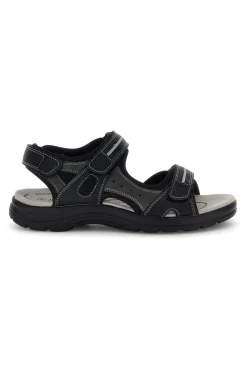 Sandali grigi con strappi in velcro Jerpoint CN15