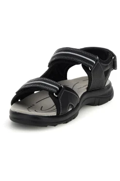 Sandali grigi con strappi in velcro Jerpoint CN15