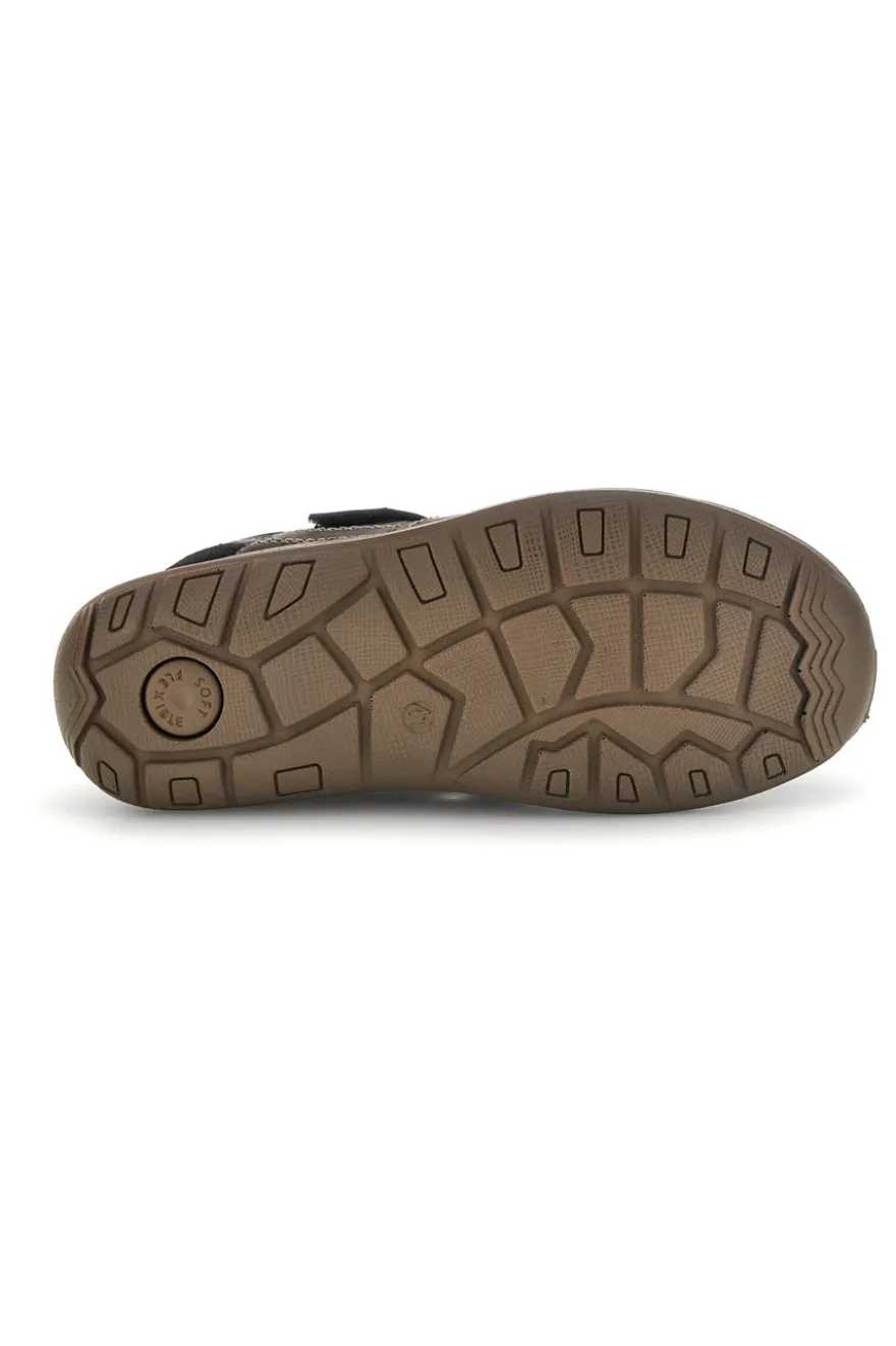 Sandali grigi con strappo in velcro Fly dinamic FD29