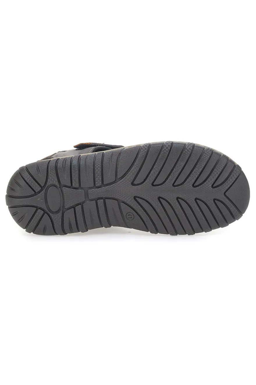 Sandali Grigi in Vera Pelle Pittarello Eco 3004