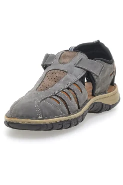 Sandali Grigi in Vera Pelle Pittarello Eco 3004