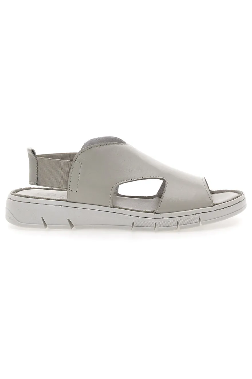 Sandali Grigio con Elastico E Tomaia in Pelle Incrociata PITTARELLO FOCUS 3324926