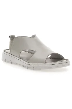Sandali Grigio con Elastico E Tomaia in Pelle Incrociata PITTARELLO FOCUS 3324926