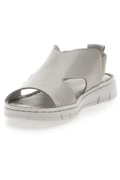 Sandali Grigio con Elastico E Tomaia in Pelle Incrociata PITTARELLO FOCUS 3324926