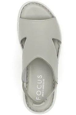 Sandali Grigio con Elastico E Tomaia in Pelle Incrociata PITTARELLO FOCUS 3324926