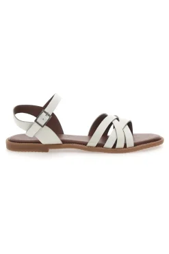 Sandali in vera pelle intrecciati con cinturino alla caviglia Pittarello Sun DS02