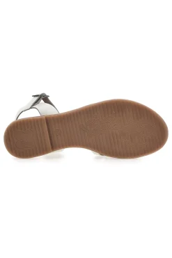 Sandali in vera pelle intrecciati con cinturino alla caviglia Pittarello Sun DS02