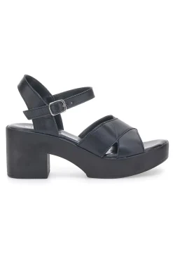 Sandali in vera pelle neri PITT.LOVE 315671082