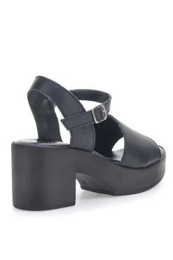 Sandali in vera pelle neri PITT.LOVE 318571082
