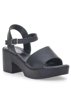 Sandali in vera pelle neri PITT.LOVE 318571082