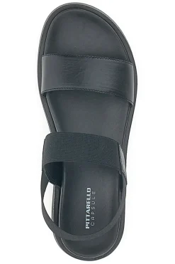 Sandali in Vera Pelle Nera Pittarello 28067