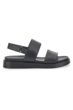 Sandali in Vera Pelle Nera Pittarello Capsule 28066