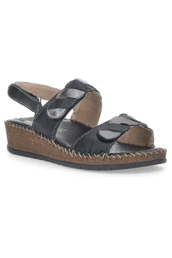 Sandali in Vera Pelle Pittarello 42055 Neri