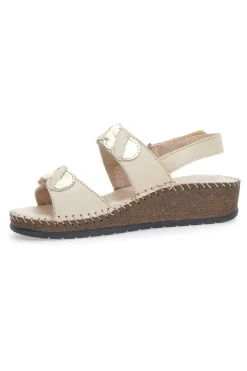 Sandali in Vera Pelle Pittarello 42055 Vaniglia