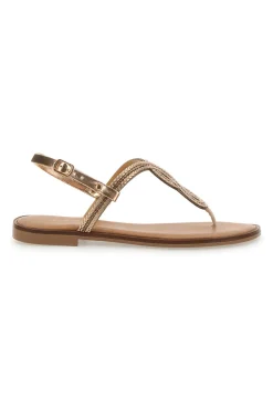 Sandali Infradito Oro Rosa da Donna Le Havre Paris 5418
