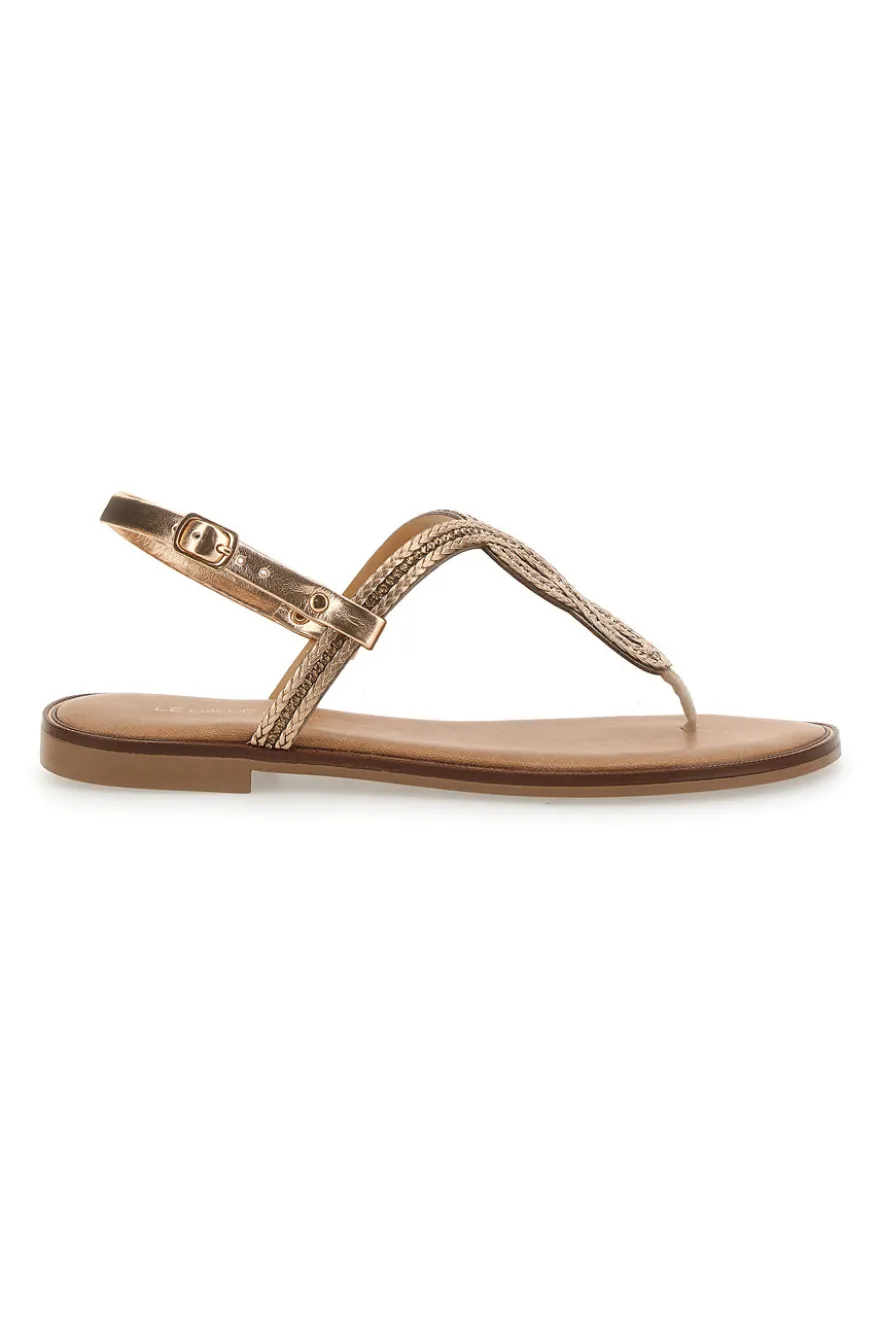 Sandali Infradito Oro Rosa da Donna Le Havre Paris 5418